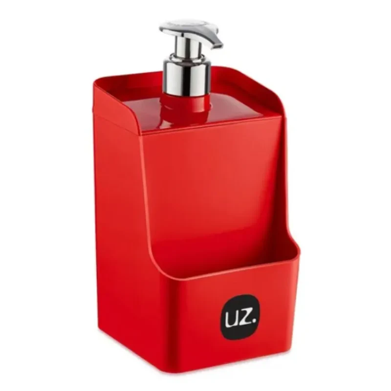 PORTA DETERGENTE SLIM ROJO SOLIDO PP