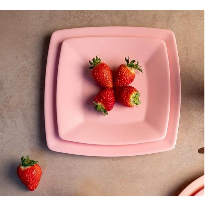 PLATO MERIENDA P ROSADO SOLIDO