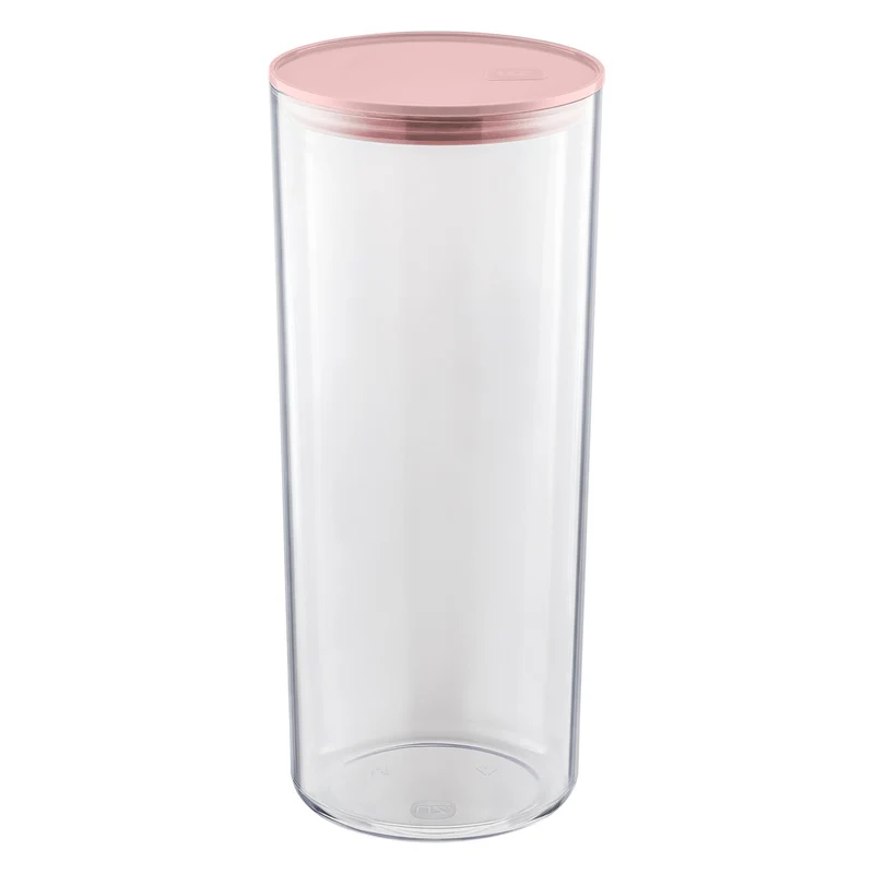 ORGANIZADOR C/TAPA ROSA HERMETICA 2,5L TRANSP.