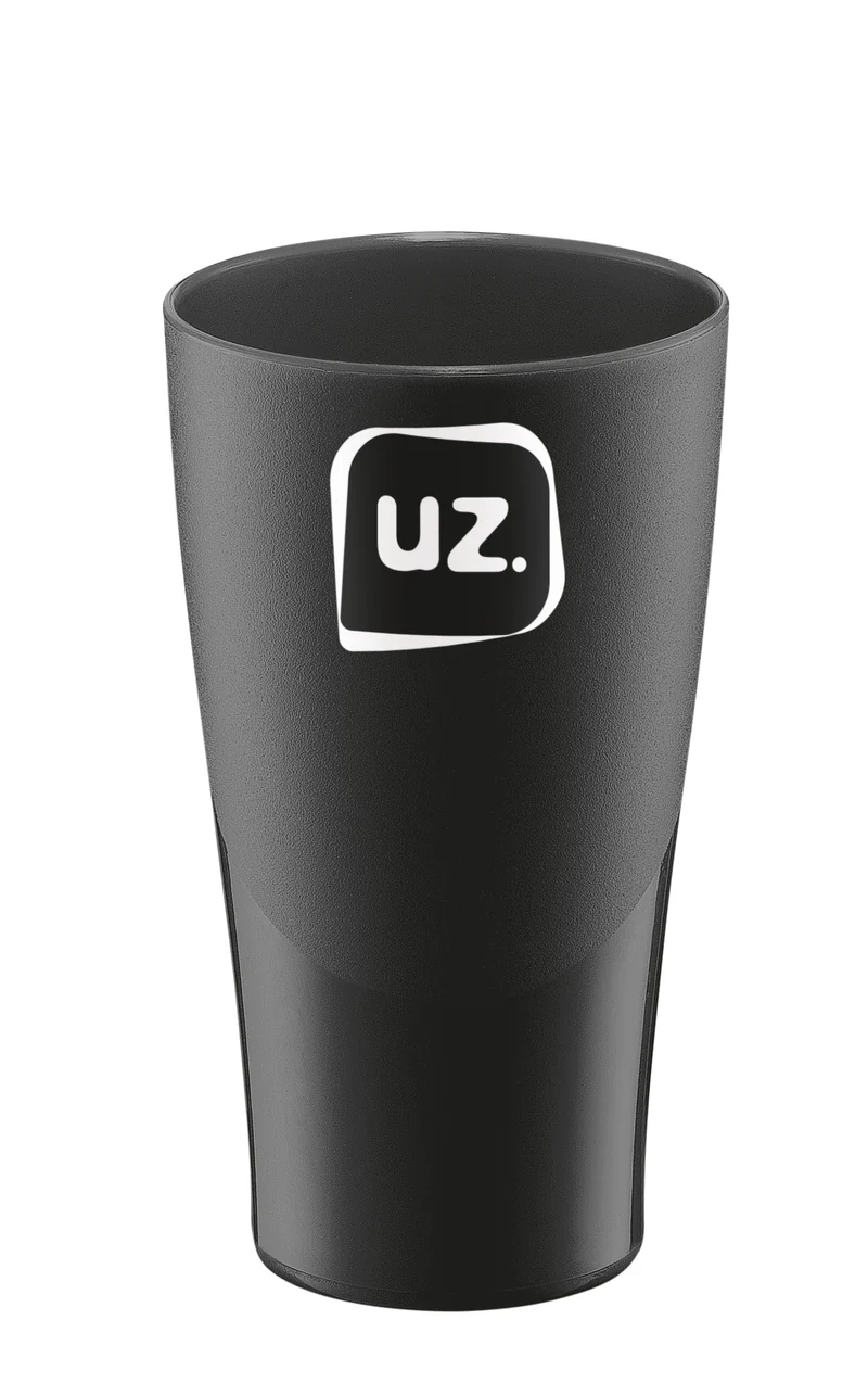 VASO 500ML NEGRO SOLIDO