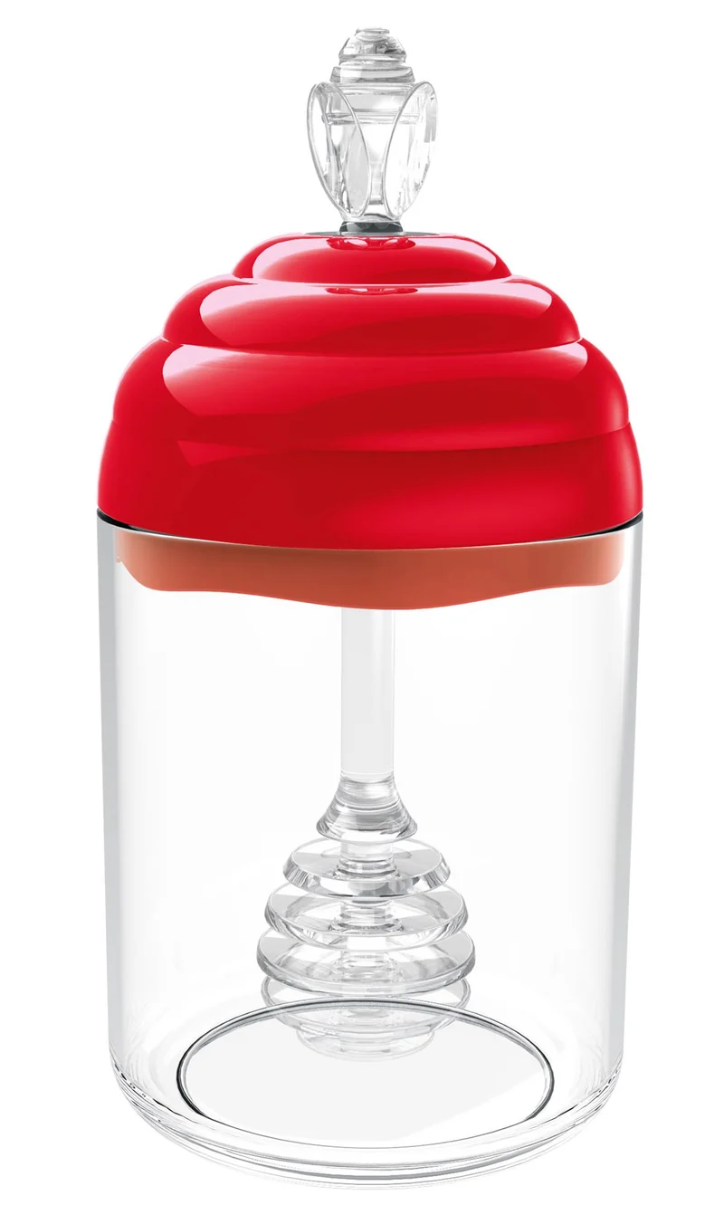 POTE DE MIEL ROJO SOLIDO