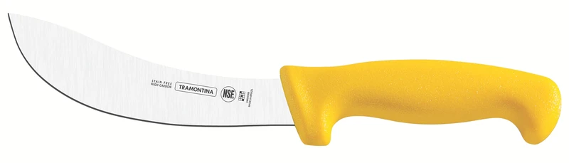 CUCHILLO CURVO 6 PROFISSIONAL AMARRILLO