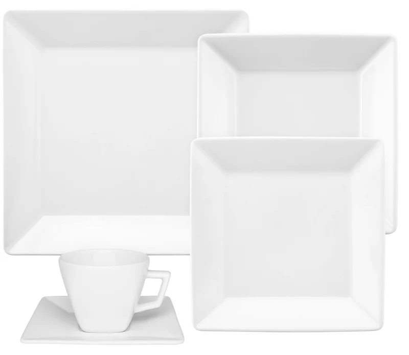 VAJILLA 20 PZA QUARTIER WHITE
