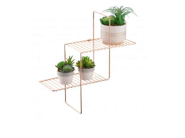 ESTANTE DE PARED DECORATIVO ROSE GOLD