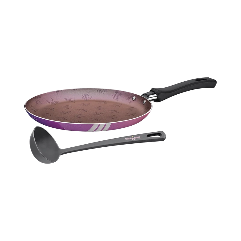 PANQUEQUERA/TAPIOQUERA CON CUCHARON 22CM 2PZA
