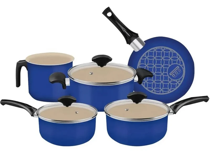 JGO. OLLAS 5 PZA AZUL GEORGIA