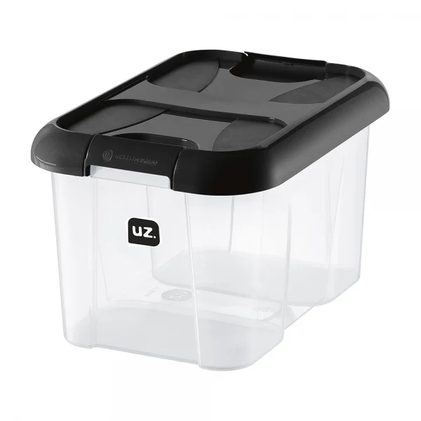 CAJAS ORGANIZADORAS 10L NEGRO SOLIDO
