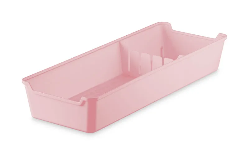 ORGANIZADOR DE GAVETA 125X340 FACAS ROSA SOLIDO