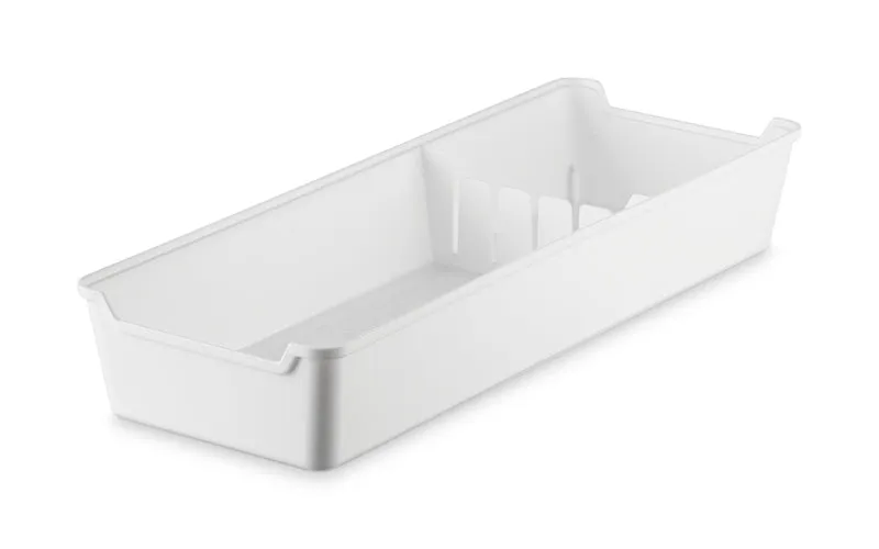 ORGANIZADOR DE GAVETA 125X340 FACAS BLANCO SOLIDO