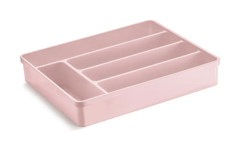 PORTA CUBIERTO SIN TAPA ROSA