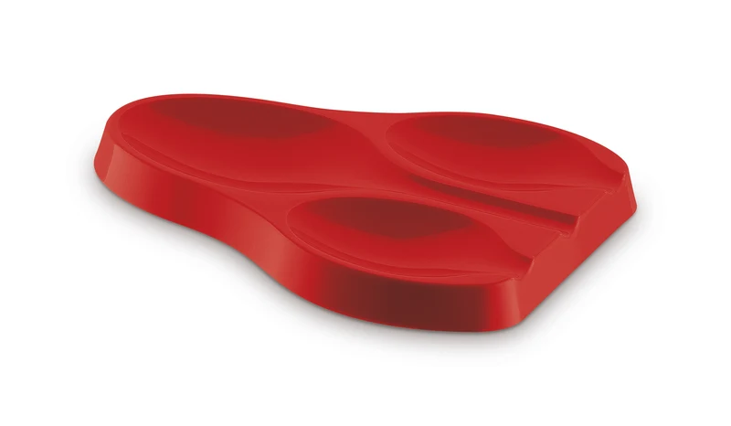 SOPORTES P/CUCHARAS PLUS ROJO SOLIDO
