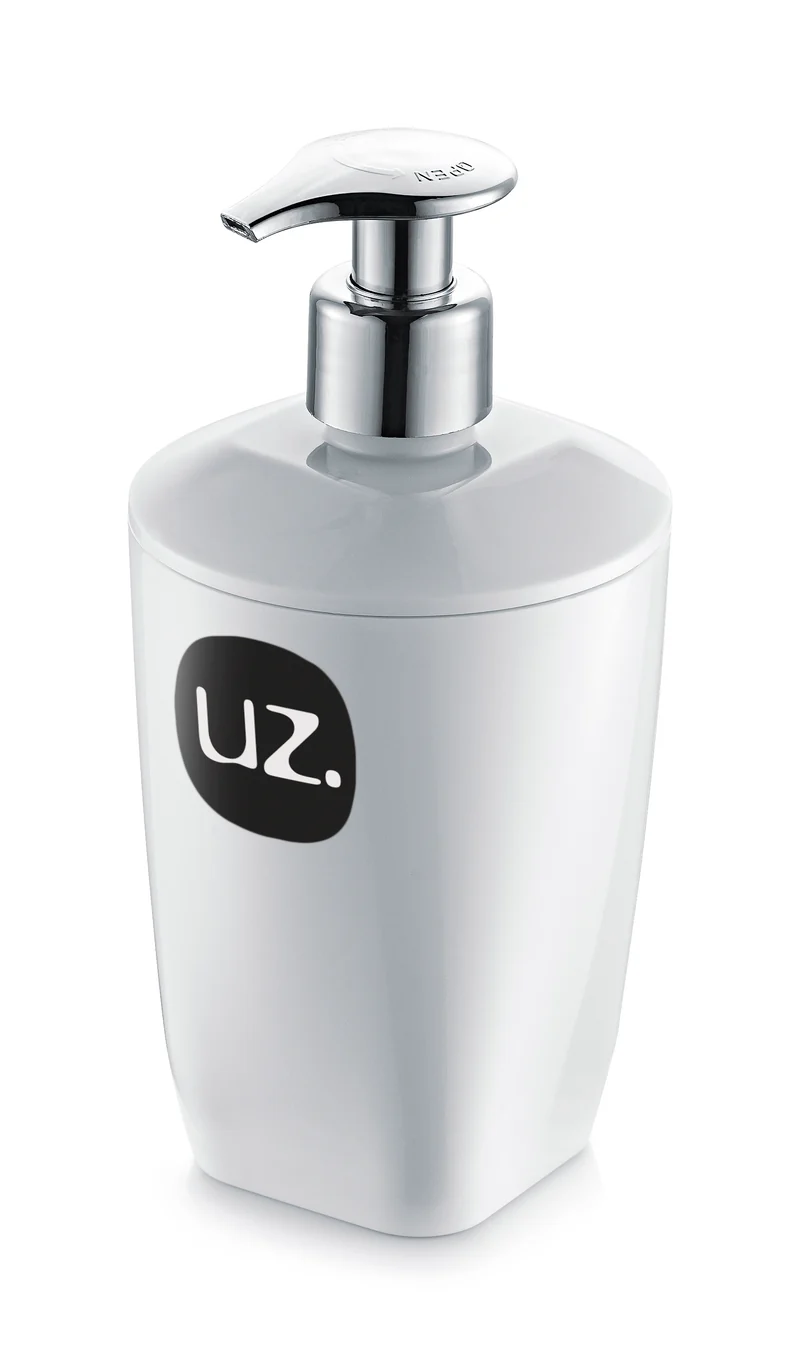 PORTA JABON LIQ. PREMIUM BLANCO SOLIDO