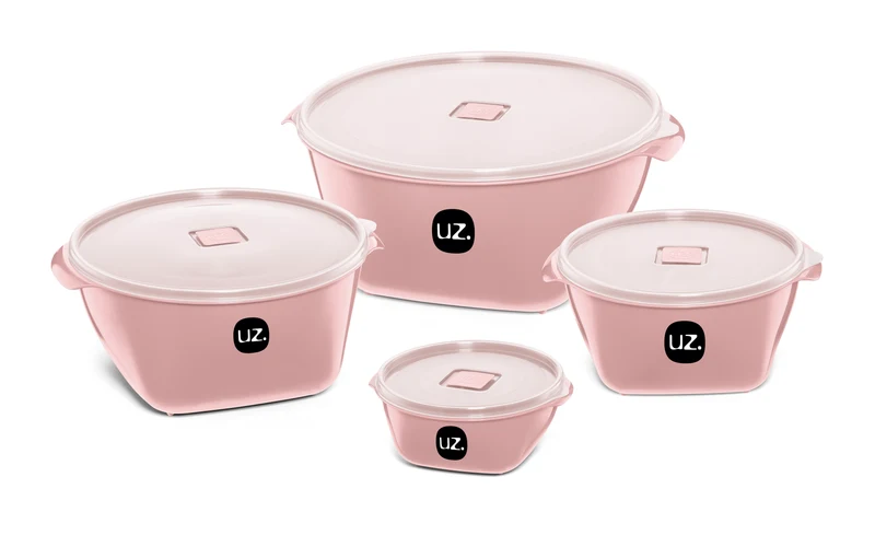 KIT 4 MULTIUSO PREMIUM CX ROSA SOLIDO