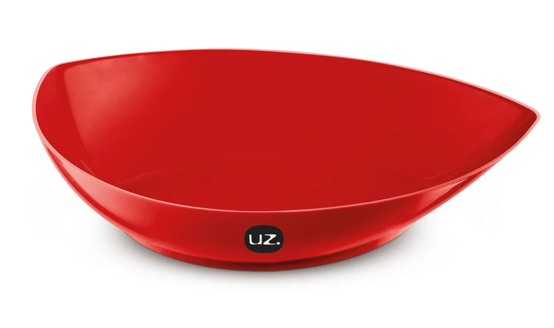ENSALADERAS HOJA PLUS 4,5L ROJO SOLIDO
