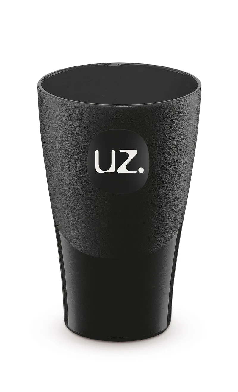 VASOS 300ML NEGRO SOLIDO