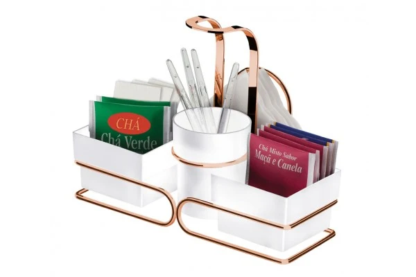CONJUNTO PARA TÉ/CAFÉ-ROSE GOLD