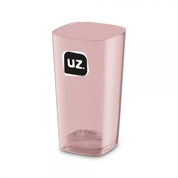 VASO DE 450ML GOLD TRANSPARENTE ROSADO
