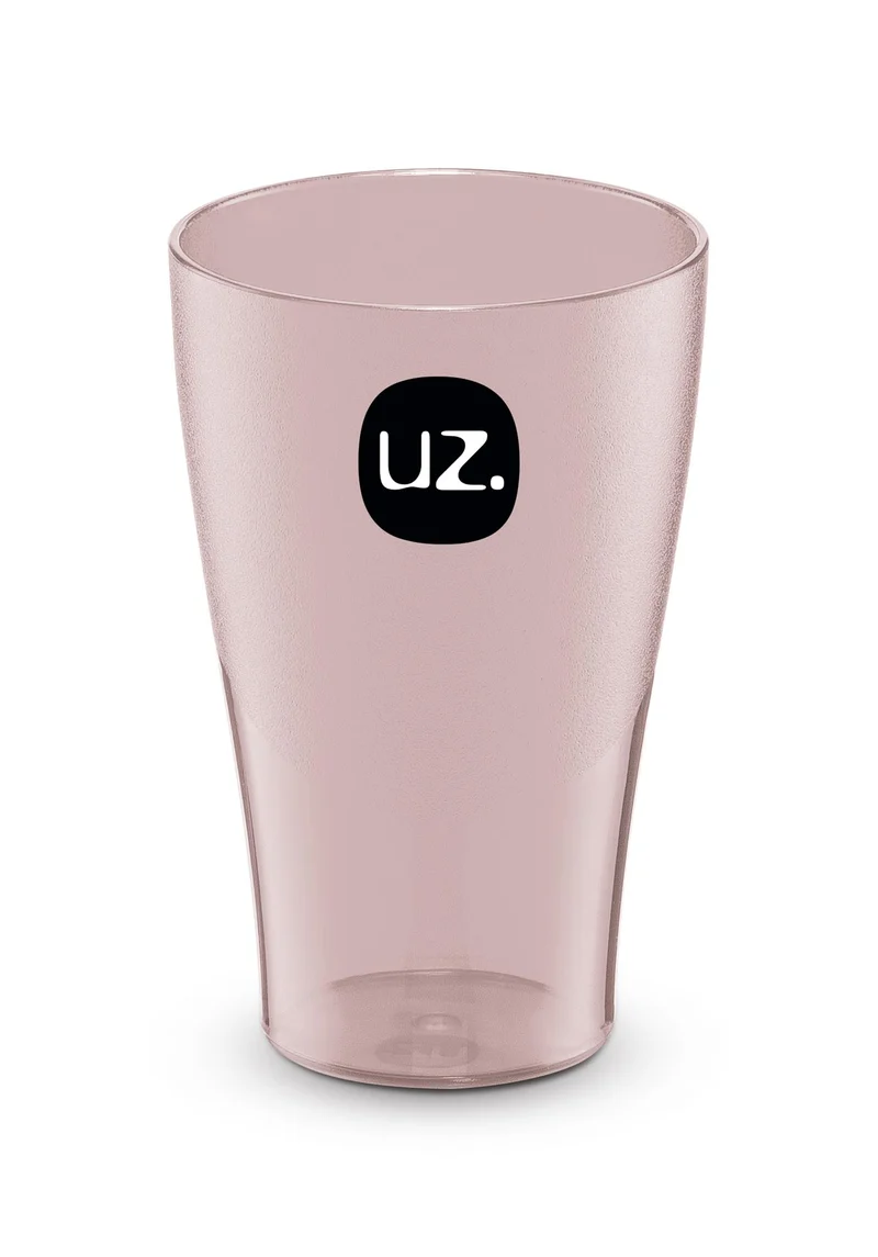 VASO 300ML ROSA TRANSLUCIDO