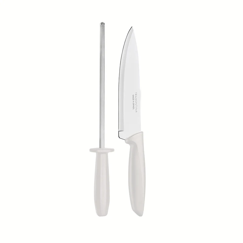 JUEGO CUCHILLO + AFILADOR PLENUS