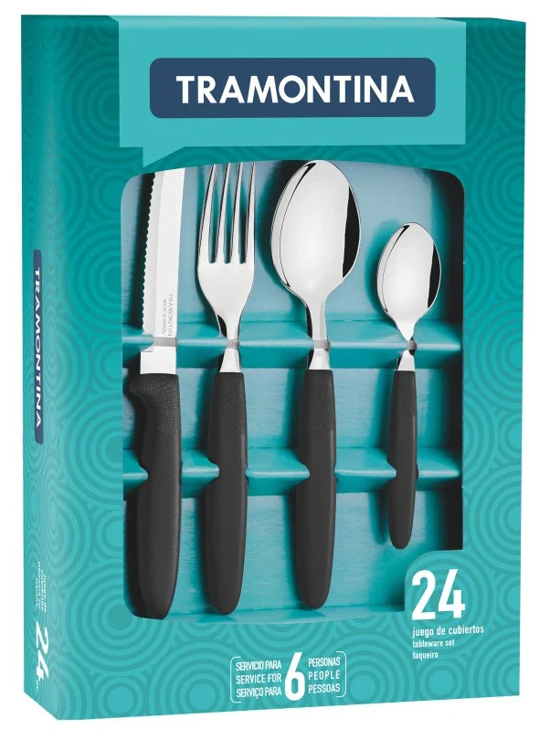 JUEGO CUBIERTOS 24 PZA IPANEMA