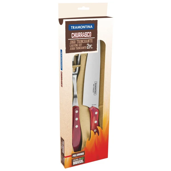 JGO. PARA ASADO 2 PZA POLYWOOD