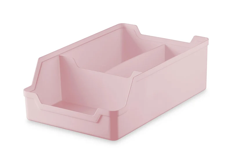 ORGANIZADOR PARA CAJON C/DIVISORA ROSA 18X28CM