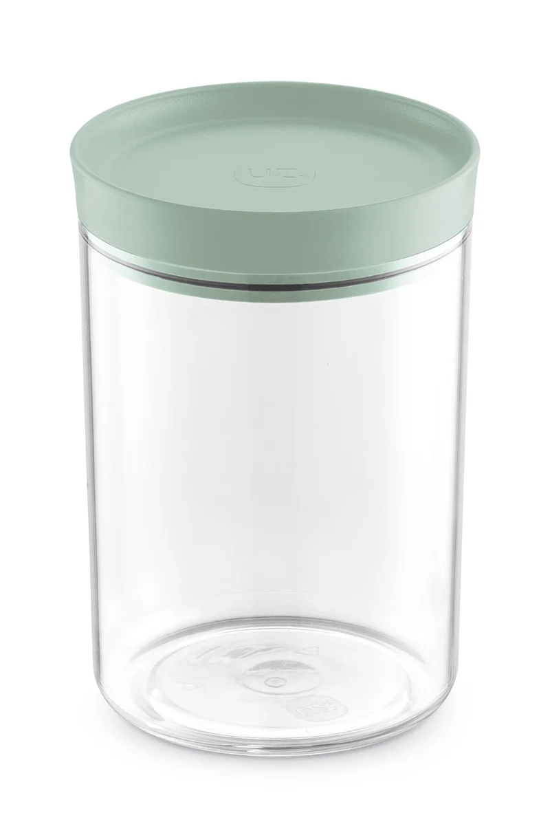 PORTA MANTIMENTOS 1,4L TRANS. C/ TAMPA VERDE MENTA