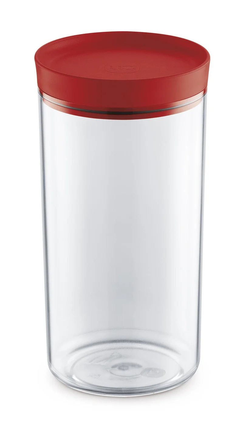 PORTA MANTIMENTOS 1,9L TRANS. C/ TAMPA ROJO