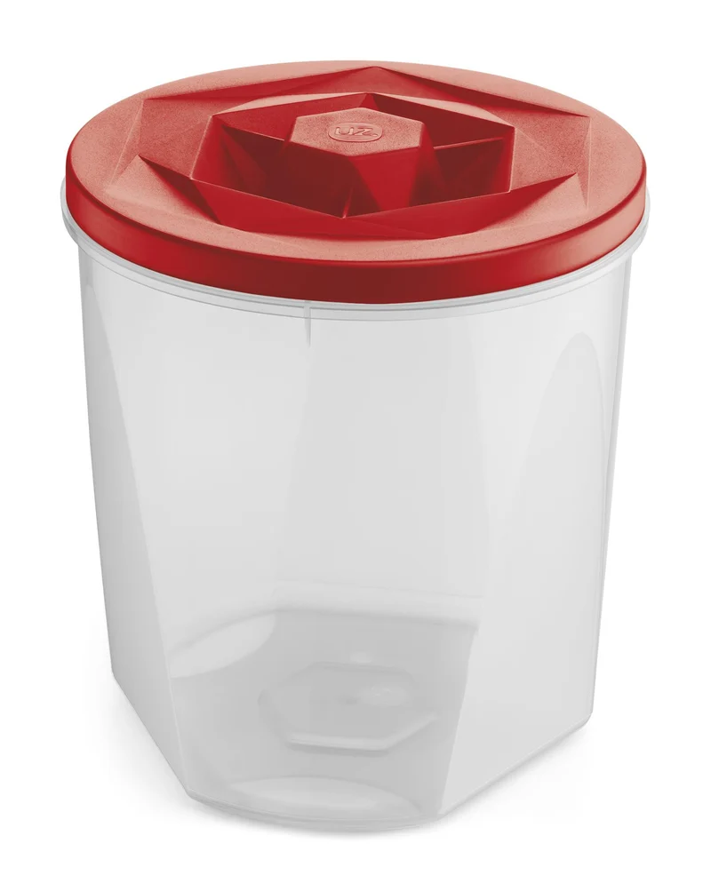 POTE C/TAPA ROSCAVISION 7,6L ROJO TRANSLUCIDO