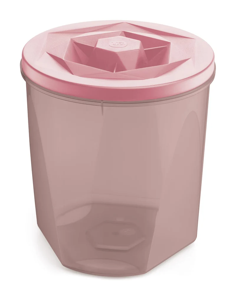 POTE C/TAPA ROSCAVISION 7,6L ROSA TRANSLUCIDO