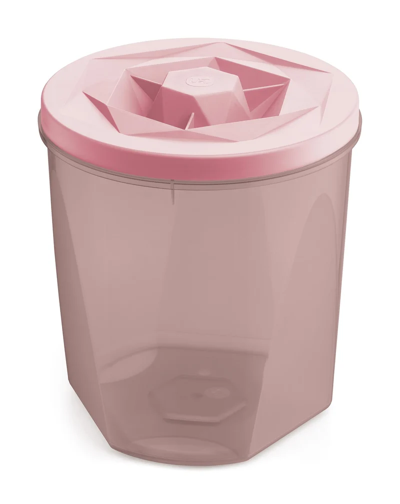 POTE C/TAPA ROSCAVISION 5,1L ROSA TRANSLUCIDO