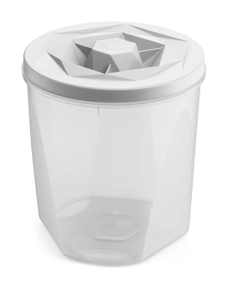 POTE C/TAPA ROSCAVISION 5,1L BLANCO TRANSLUCIDO