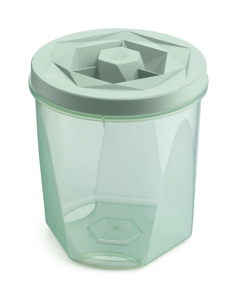 POTE C/TAPA ROSCAVISION 2L VERDE MENTA TRANSLUCIDO