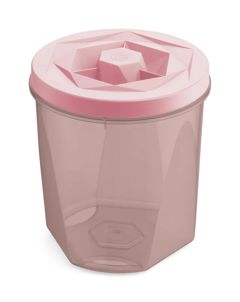 POTE C/TAPA ROSCAVISION 2L ROSA TRANSLUCIDO