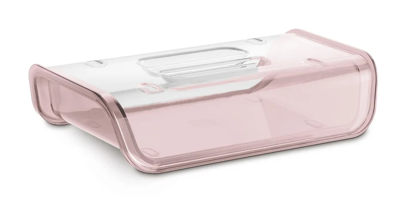 PORTA FIAMBRES ROSA TRASLUCIDO