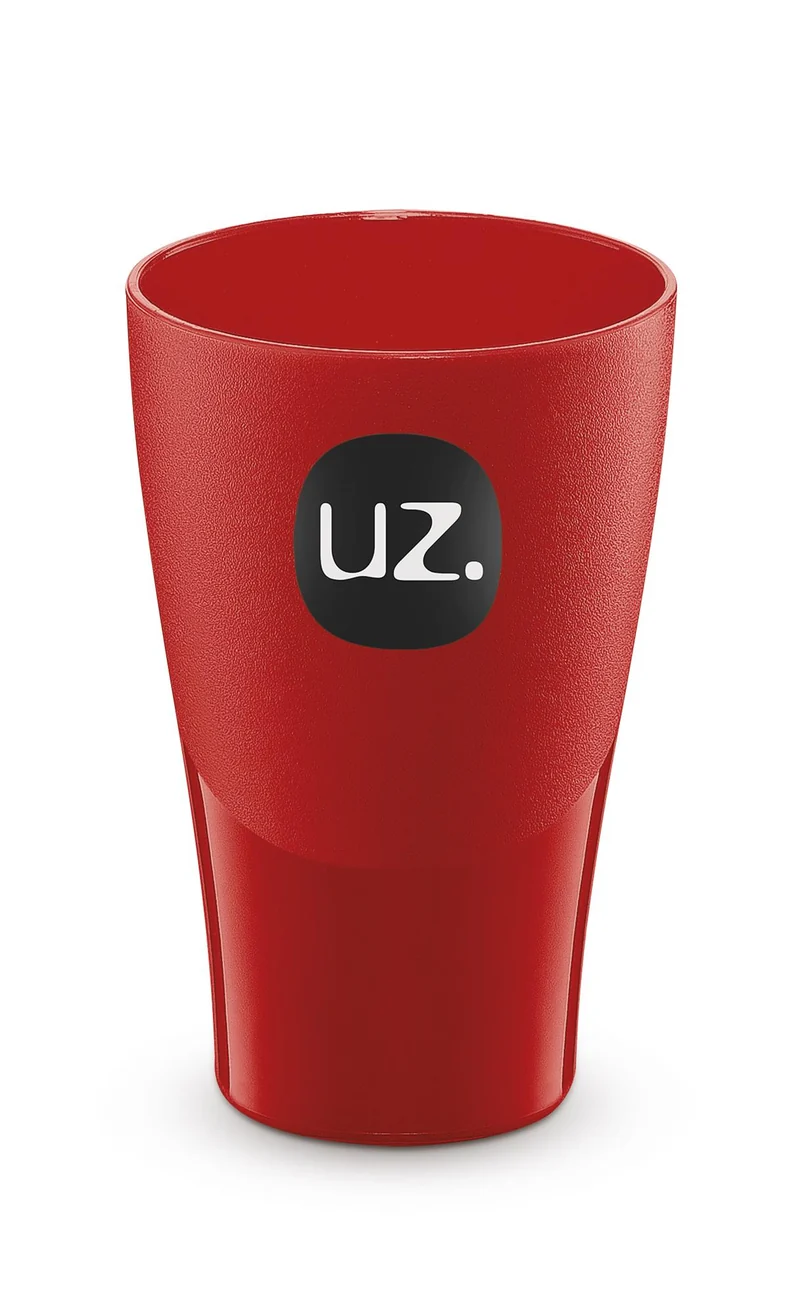 VASO 300ML ROJO