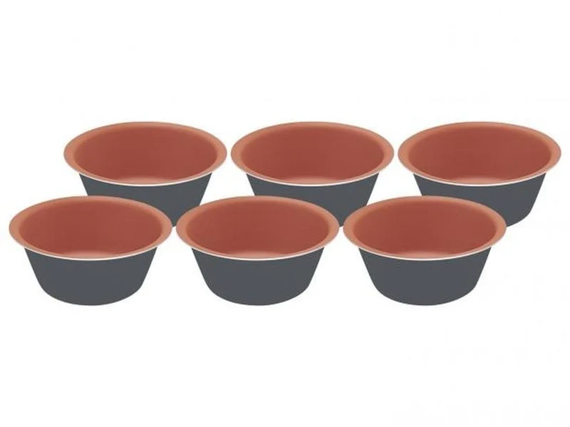 MOLDE PARA CUPCAKES 6 PZA BAKERY