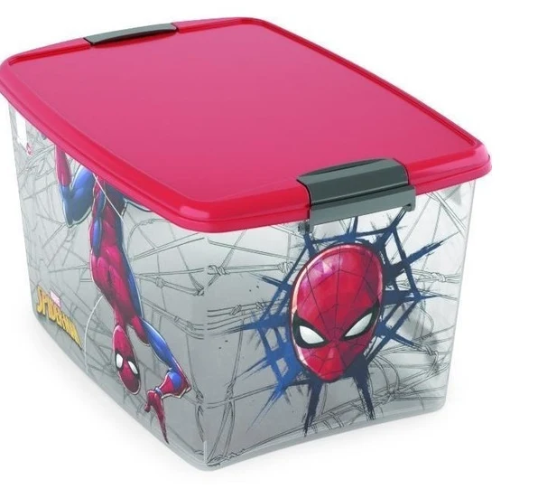 CAJA CON TRABA 46L SPIDER-MAN