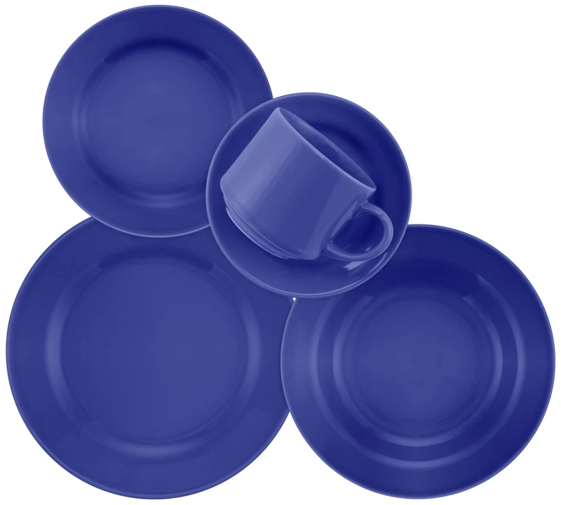 JGO. VAJILLA 30 PZA DONNA AZUL MARINO