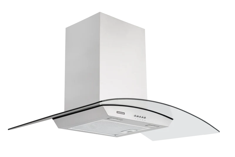 CAMPANA INOX + VIDRIO NEW VETRO 90