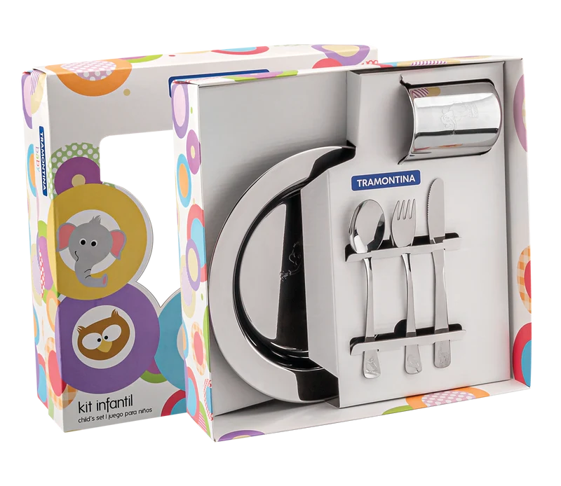 JGO. PARA NIÑOS 5 PZA CON VASO Y PLATO BABY