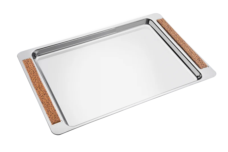 BANDEJA RECTANGULAR PIANI 49 CM ANIMAL PRINT