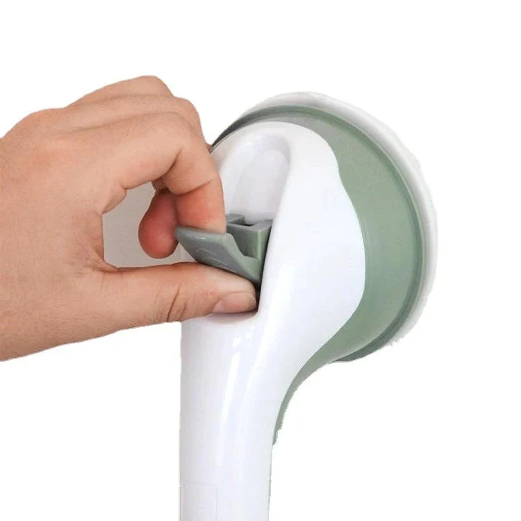 Poignée de Sécurité – Fixation par Succion, Blanche pour Salle de Bain ou Douche