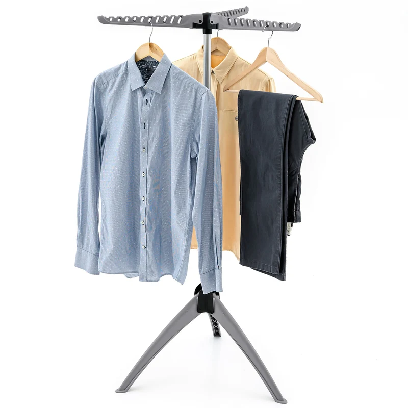 art moon Cedar - Tendedero Plegable, Resistente, Tendedero Vertical, Interior y Exterior, Capacidad 22kg o 63 perchas, 66x57x130cm, Perchero para Ropa