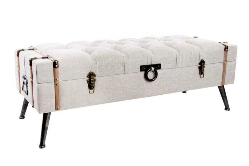 DESCALZADORA LINO MDF 122X47X43 BEIGE