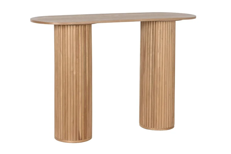 CONSOLA PAULOWNIA MDF 120X40X80 NATURAL