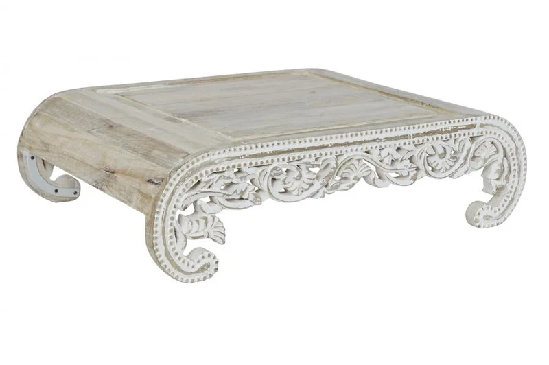 MESITA AUXILIAR MANGO 89X63,5X25,4 DECAPE BLANCO