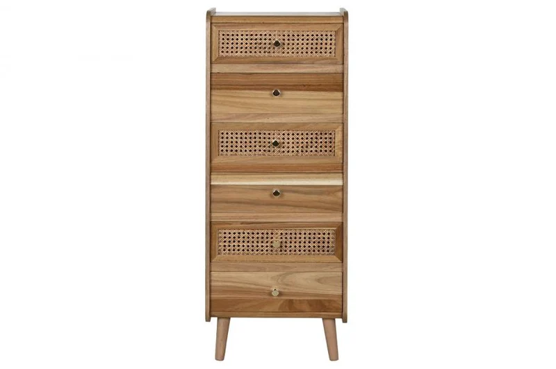 CHIFONIER MDF ACACIA 40X30X104,5 MARRON
