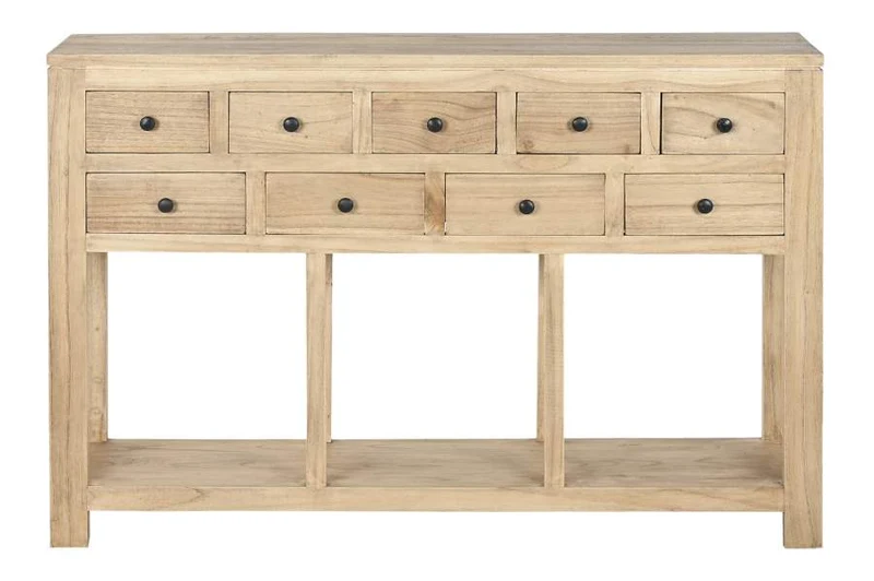 CONSOLA MINDI 120X30X80 NATURAL