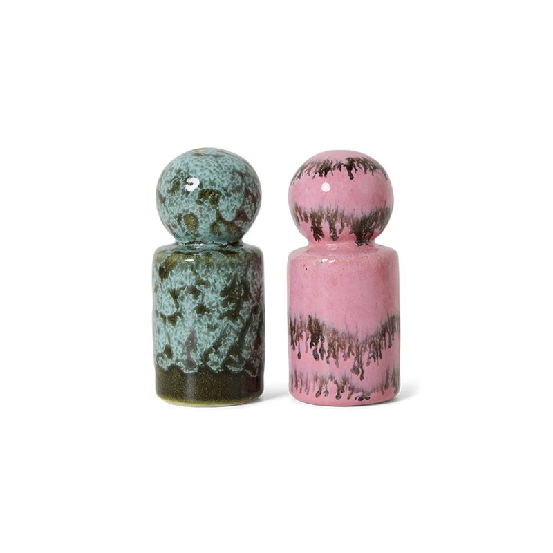 70s Ceramics: Pepper & Salt - Baroque
